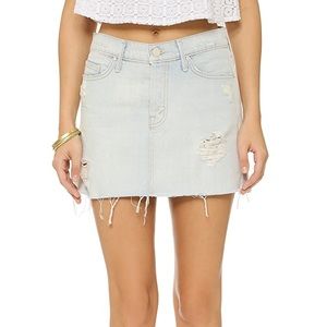 Mother Denim Big A Line Mini Skirt Sz 24